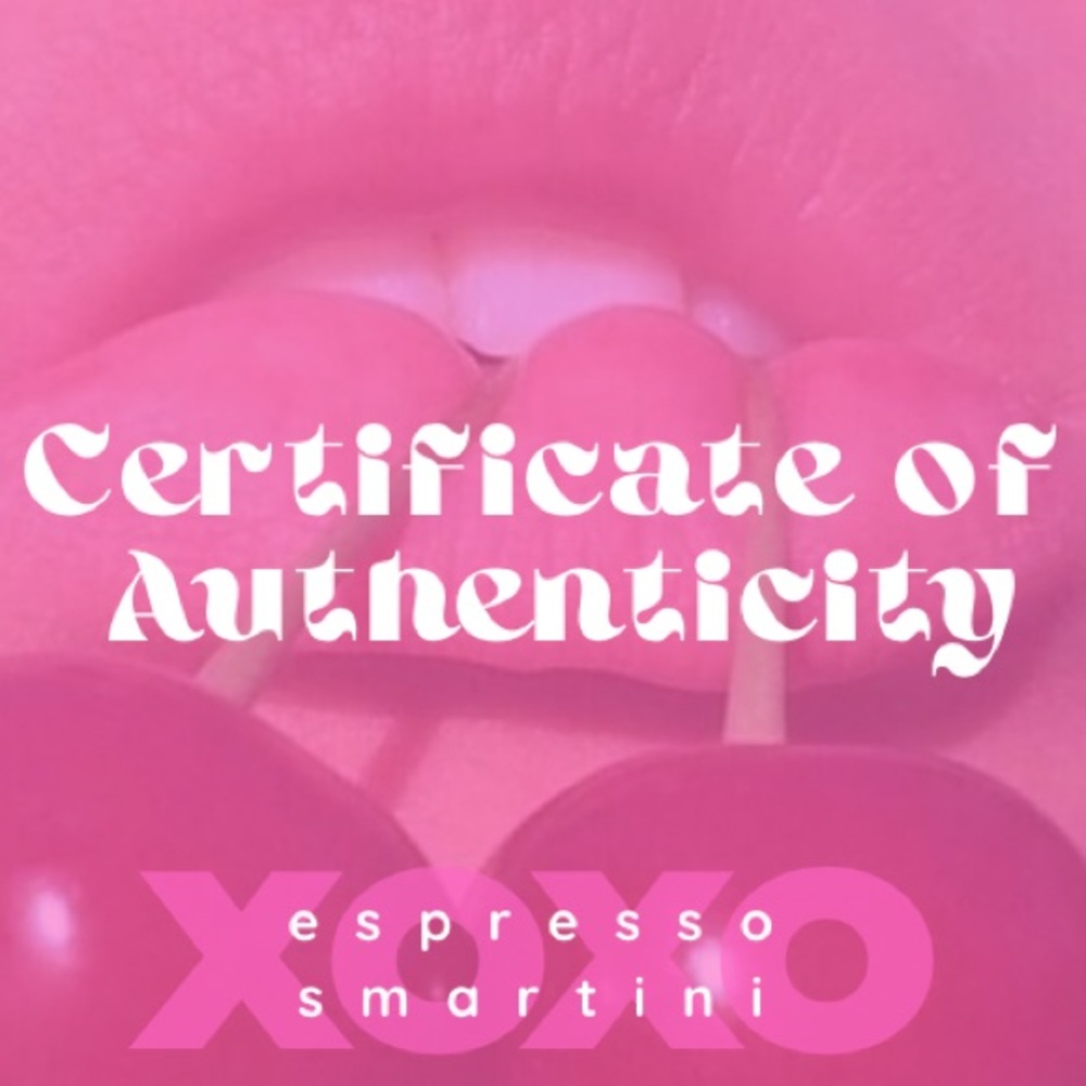 Certificate of Authenticity (COA)